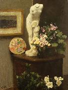 Henri Fantin-Latour Flores e Objectos Diversos china oil painting artist